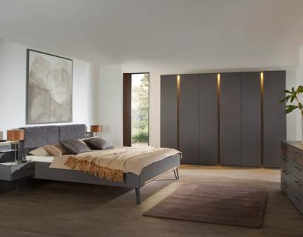 Dormitor LUANA graphite/ Atlantic Dark 