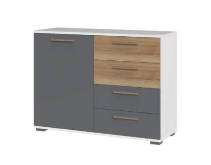 Comoda cu 1 usa si 4 sertare C7 ALL ROOM CONCEPT 111x83x40cm configurabila