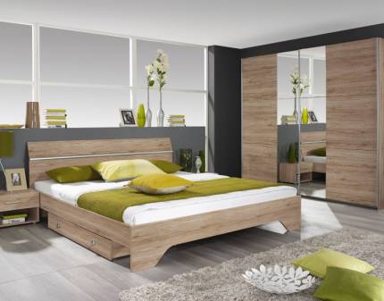 Cadru pat FELLBACH (180x200cm) stejar sanremo 