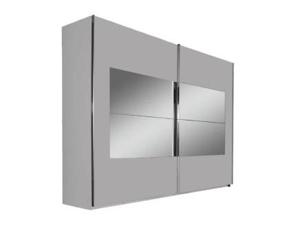 Dulap silk grey/oglinda 271x236x68cm X-TEND FRAME 1