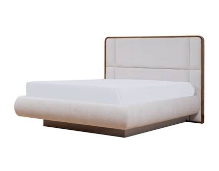 Pat tapitat cu lada pentru depozitare (160X200CM) LINA