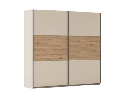 Dulap 218x210x59cm champagne/ stejar artisan SAJO 