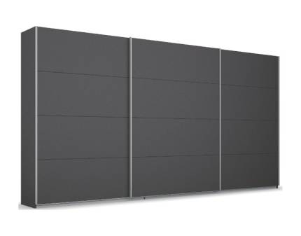 Dulap cu usi glisante KULMBACH 361x210x62cm gri metalic configurabil