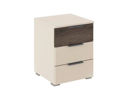 Noptiera SAJO champagne/ stejar Atlantic dark 40x52x40cm