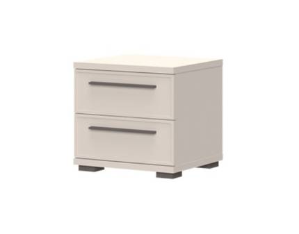 Noptiera cu 2 sertare OPERA 45x43x40cm casmir, manere si picioare maro