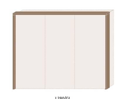 Rama passepartout fara led dulap 272cm GALA 