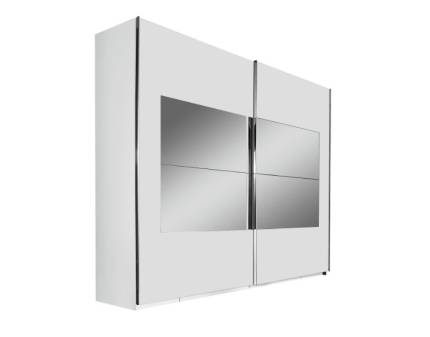 Dulap alb alpin/oglinda 226x223x68cm X-TEND FRAME 1