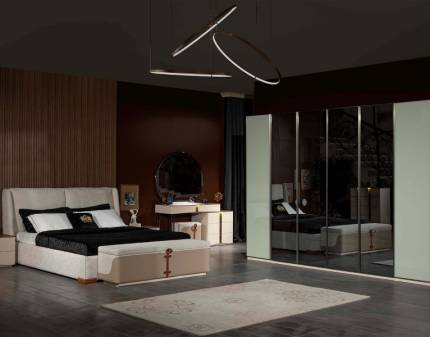 Dormitor OLINDA CU PAT DE 160X200CM Varianta 1