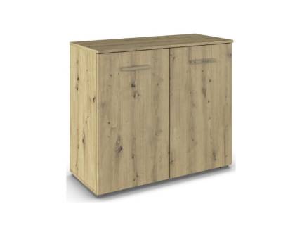 Comoda cu 2 usi MOSBACH 80x81x42cm stejar Artisan