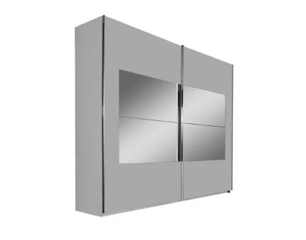 Dulap cu usi glisante  X-TEND FRAME 1 226x236x68cm silk grey/ oglinda